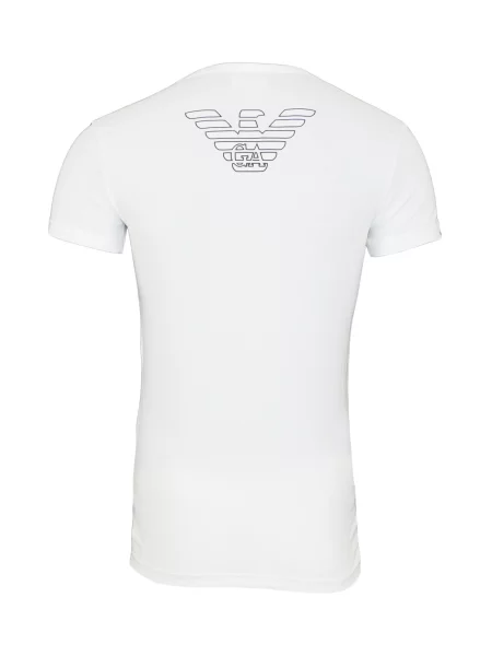 Emporio Armani Tričko čierna biela