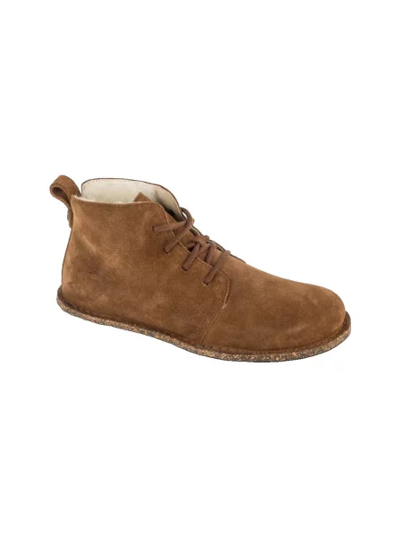 Pantofi Birkenstock din piele de oaie maro