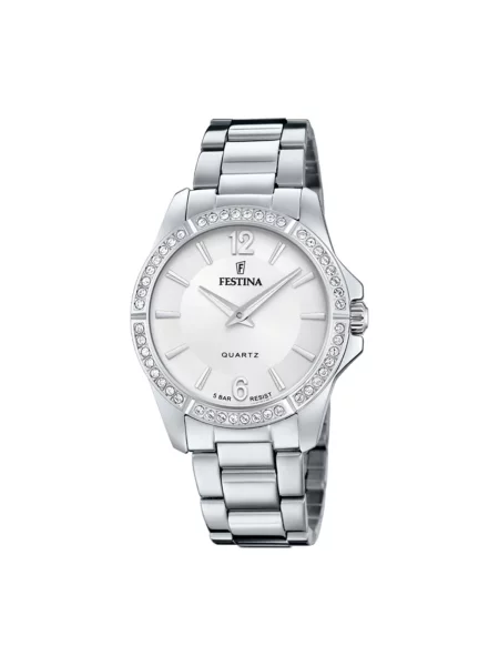FESTINA Analogové hodinky Watch Mademoiselle stříbrná
