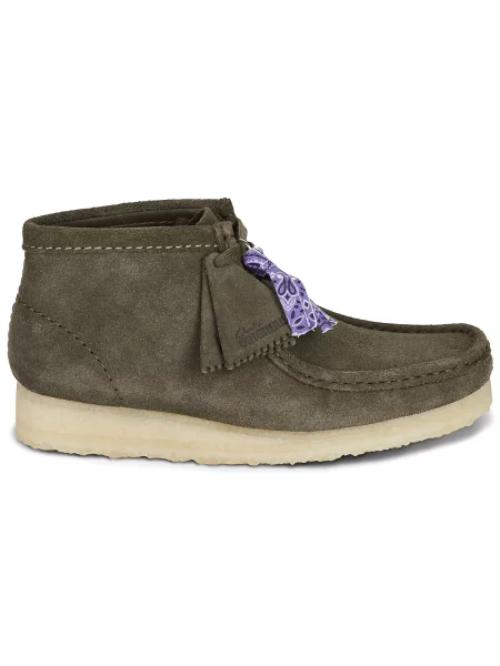 Členkové topánky Clarks Originals zelená