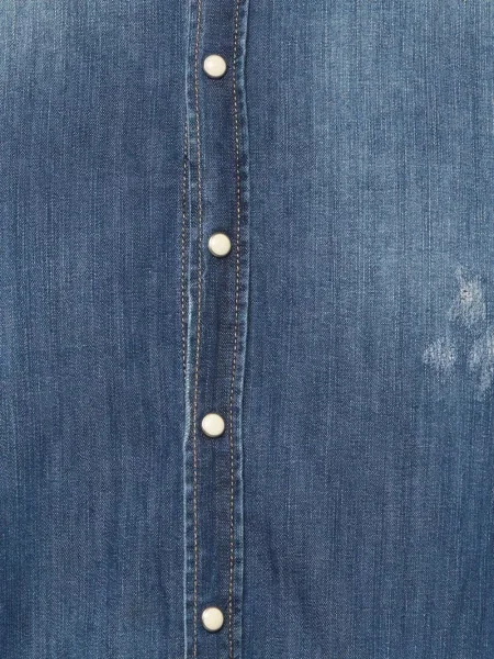 Viseltes hatású farmering Dsquared2 kék