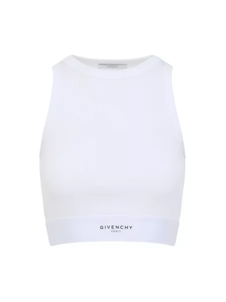 Krótki top sportowy Givenchy biały