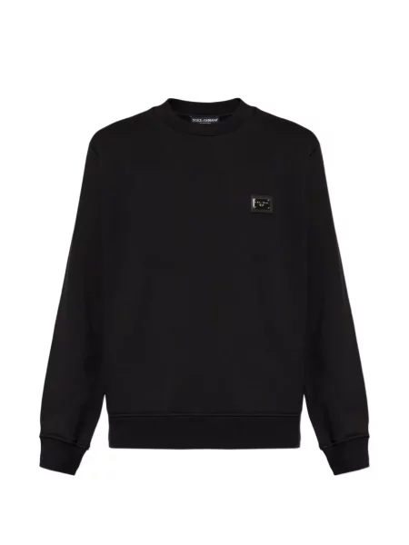 Mikina Dolce & Gabbana s kulatým výstřihem černá