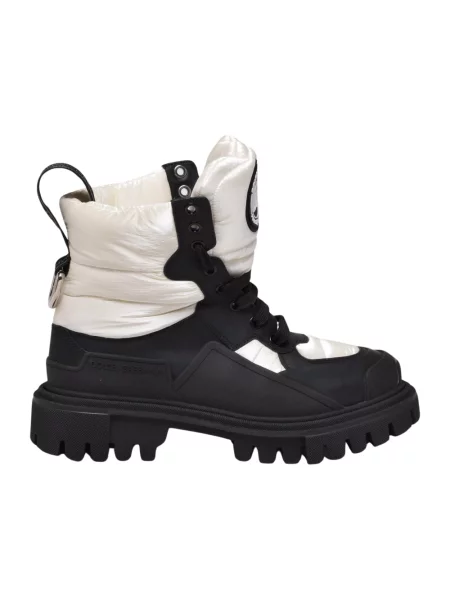 Botki Dolce And Gabbana skórzane czarne