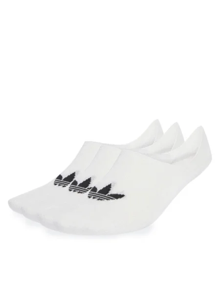 Șosete adidas Low Cut Socks White/ White/ White L alb
