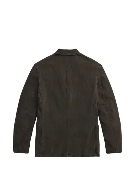 Sacou Ralph Lauren Rrl cu model herringbone verde