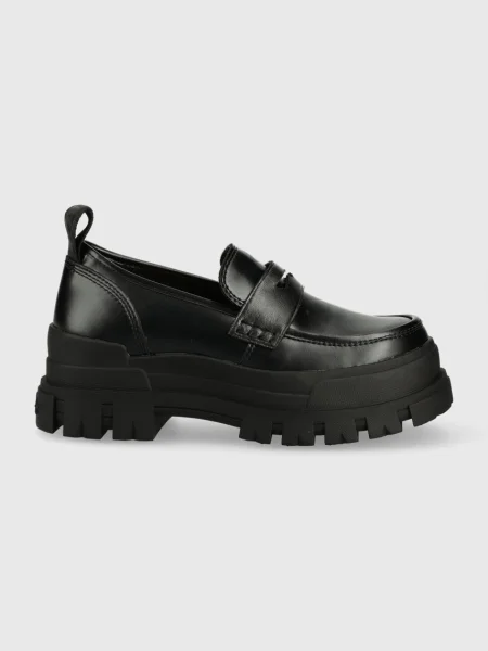 Buffalo mocasini femei cu platforma negru