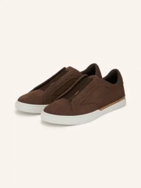 Fendi Nazouvací Tenisky Fendi City tmavě hnědá
