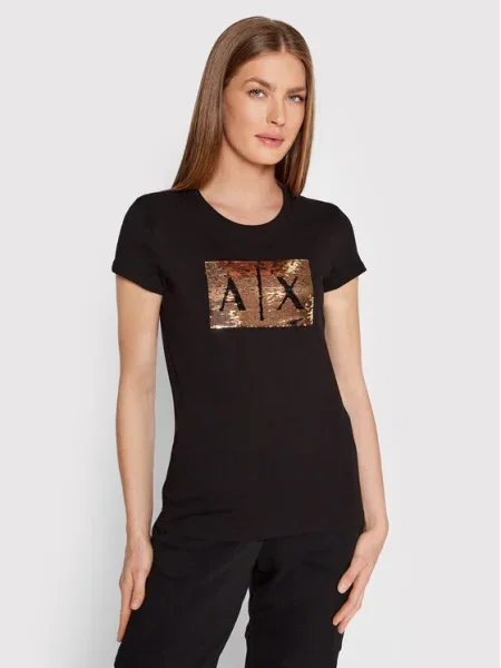 Tričko Armani Exchange čierna