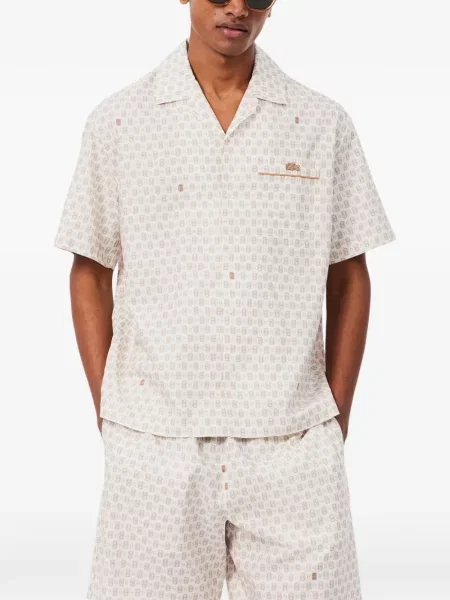Scurt cămașă Lacoste cu imagine tenis