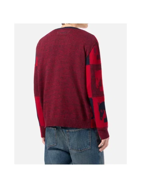 Sweter Iceberg wełniany czerwony