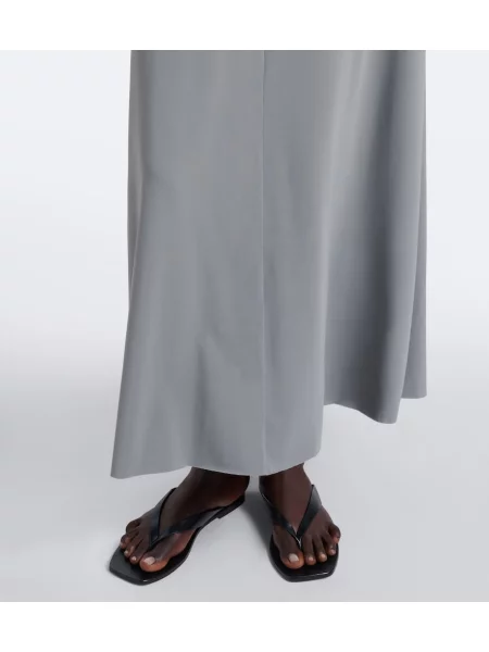 Rochie maxi Eres din jerseu gri