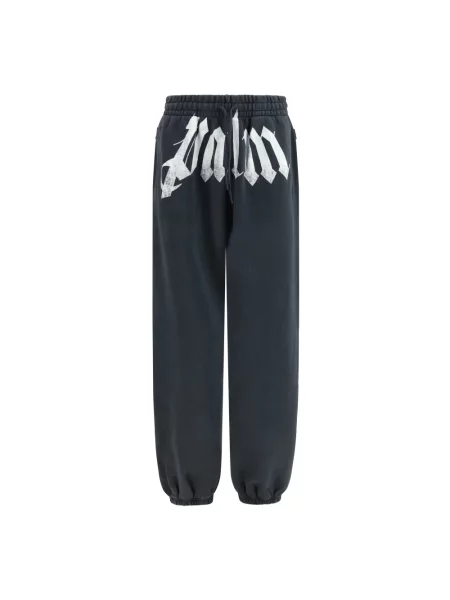 Spodnie dresowe Palm Angels z logo czarne