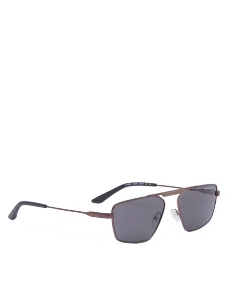 Armani Exchange okulary przeciwsłoneczne brązowe