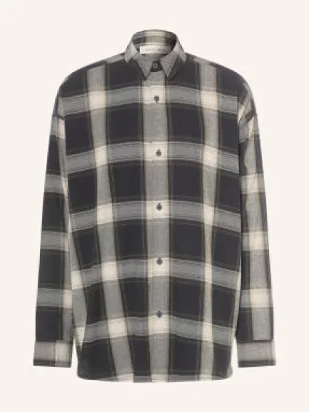 Essentials Fear Of God Koszula Flanelowa Comfort Fit grau czarna