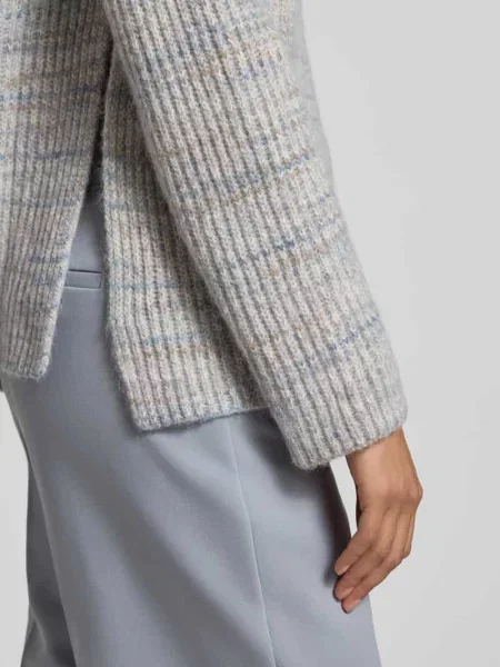 Sweter z dzianiny ze stójką model ‘VARISA’