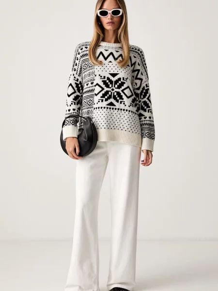 Weekend MaxMara De lână pulover Wkdpavidi | Relaxed fit bej