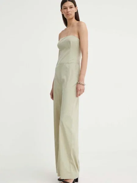 Samsoe Samsoe salopeta SARAI cold shoulder verde