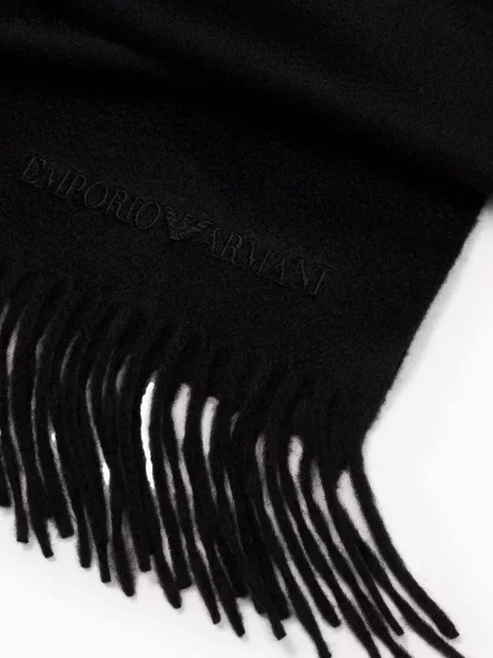 Emporio Armani Шарф Кашемір чорний