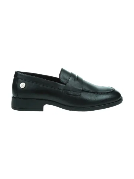 Tommy Hilfiger De piele pantofi loafer negru