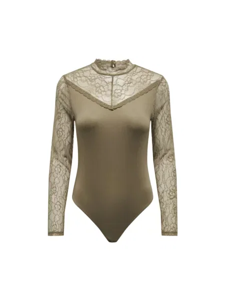 Koszulka Only z długim rękawem zielona