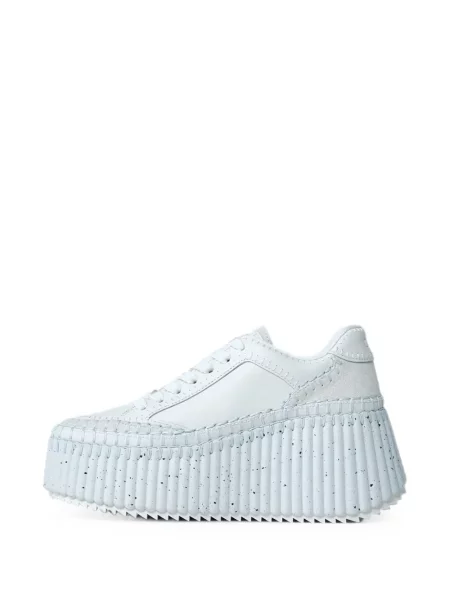 Platform talpú sneaker Chloe Nama fehér