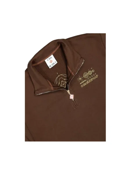 Bluza z kapturem Casablanca z kapturem brązowa