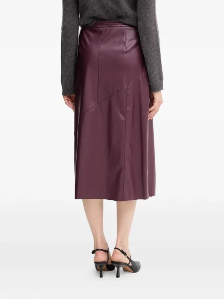 Fustă midi Oui până la genunchi violet