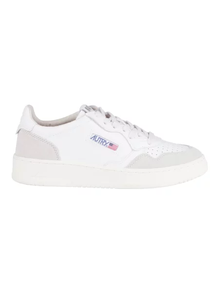 Sneakers Autry Medalist Low Wom White Leather/ Beige Suede EUR 36 białe