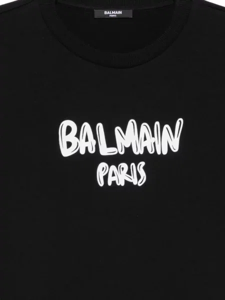 Sweter dziecięcy Balmain czarny