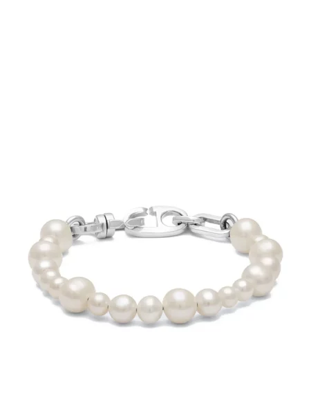 Гривна Maor с перли бяло