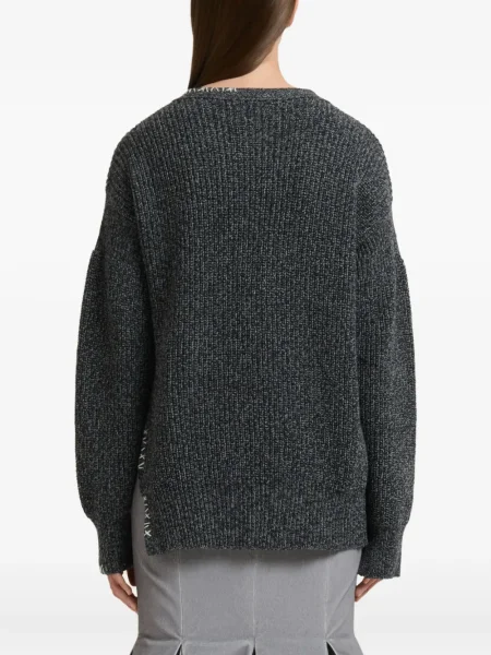 Cardigan Marni cu decolteu în V gri