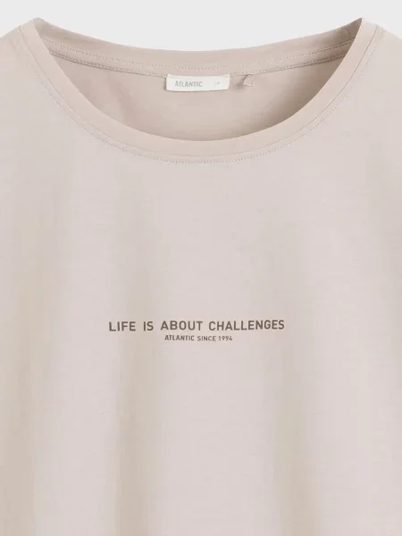 Піжама Atlantic бежева