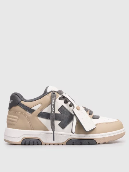 Шкіряні кросівки Out Of Office Off-white бежеві