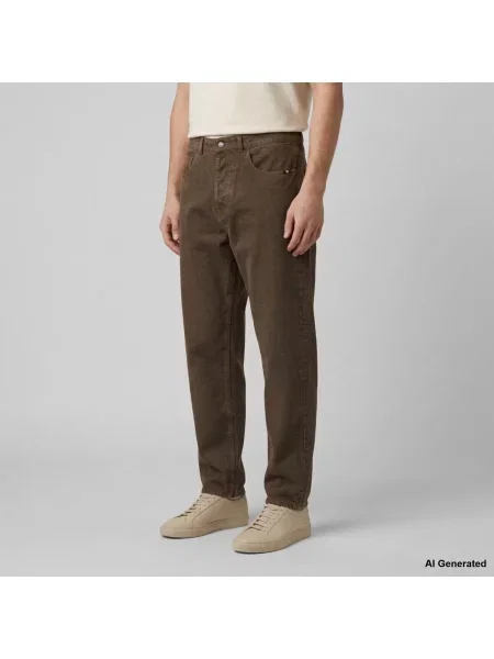 Džínsy Amish hnedá