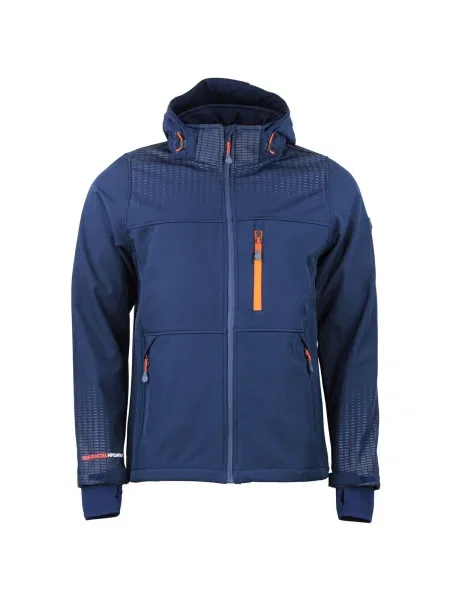 Geacă Peak Mountain softshell albastru