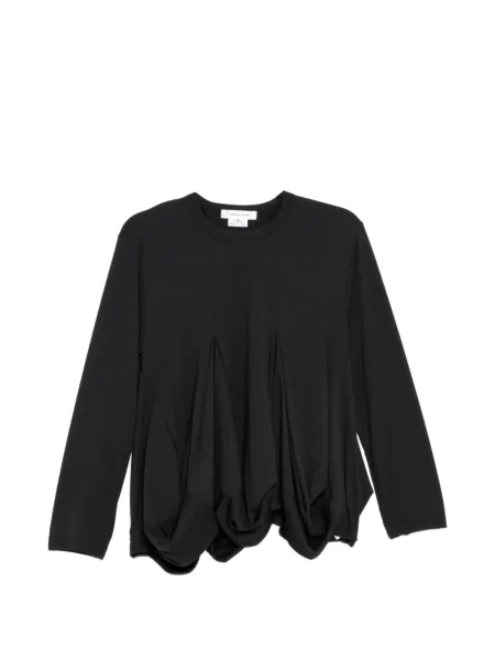 Tricou Comme Des Garçons plisat negru