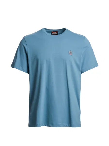 Tricou Parajumpers cu autograf albastru