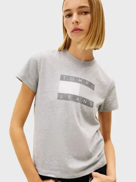 Футболка Tommy Jeans серая
