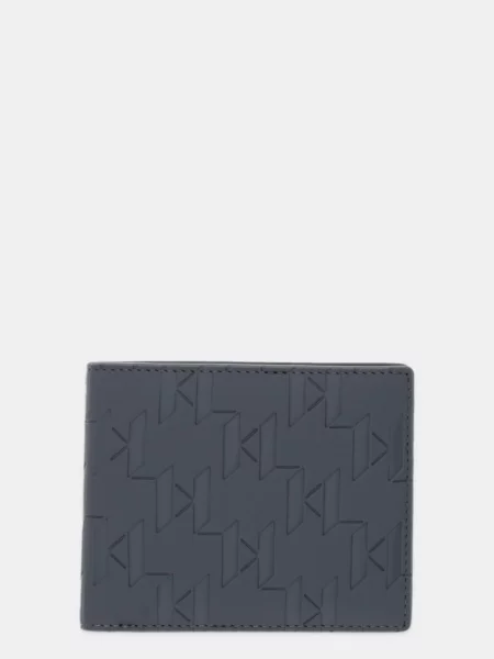 Портмоне Karl Lagerfeld K/MONOGRAM сиво