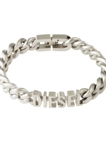 DIESEL Zapestnica srebrna