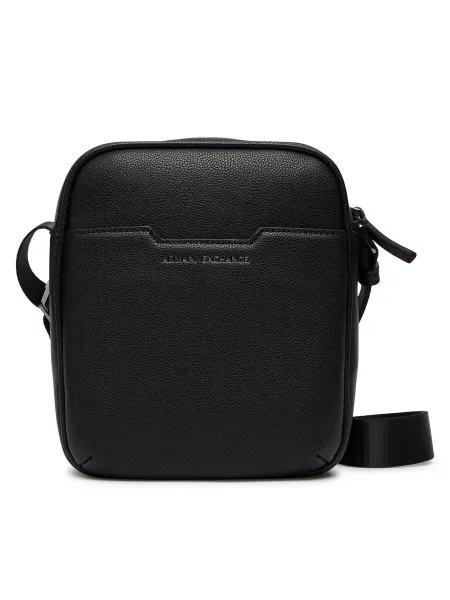 Crossbody torbica Armani Exchange iz umetnega usnja črna