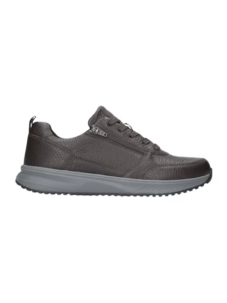 Sneakersy Waldläufer skórzane brązowe