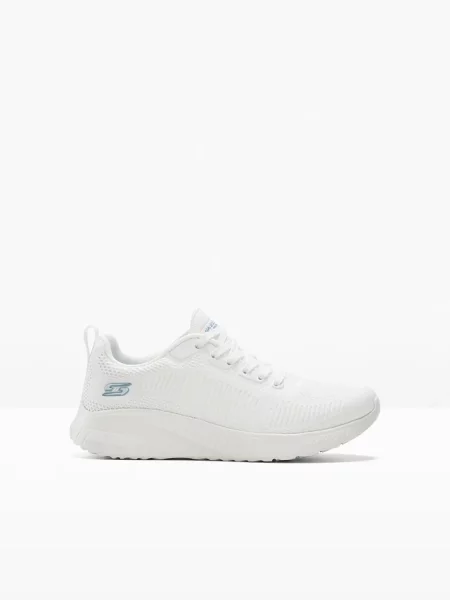 Sneakersy Skechers z pianką memory białe