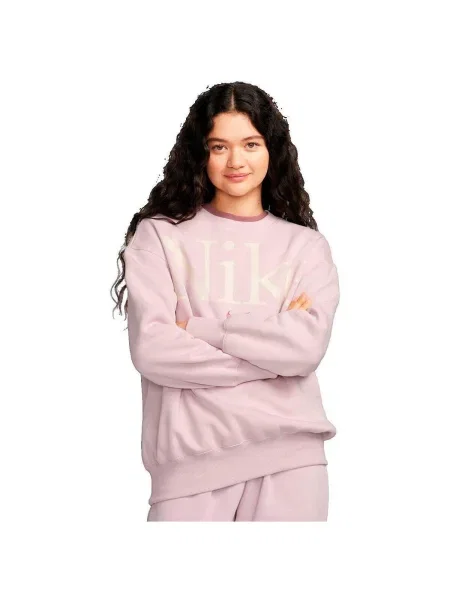 Bluză Nike din fleece roz