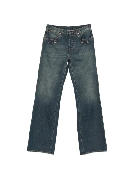 Blugi cu picior larg Gucci albastru