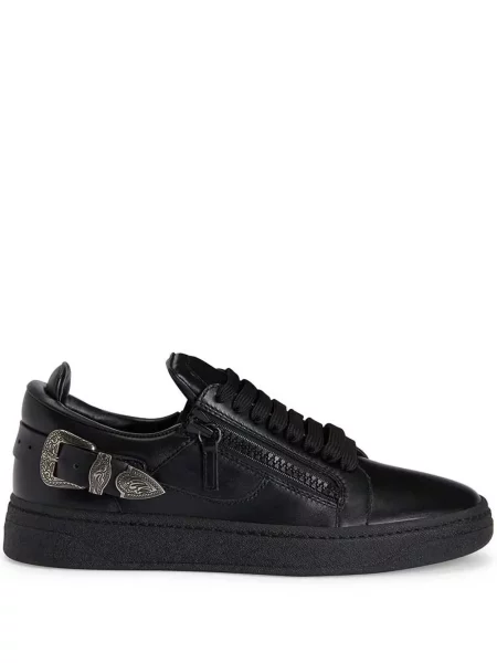 Sneakerși Giuseppe Zanotti din piele negru