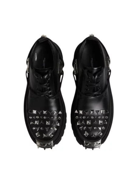 Derby Dolce And Gabbana trekkingowy czarny