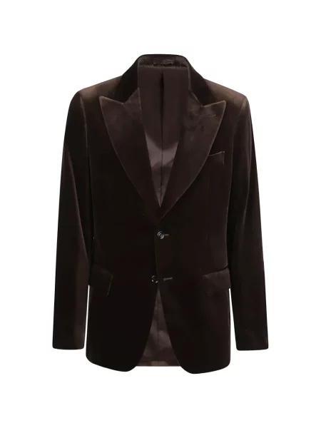 Lung sacou Lardini cu rever maro