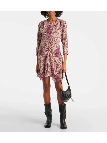 Rochie Isabel Marant de mătase cu imagine